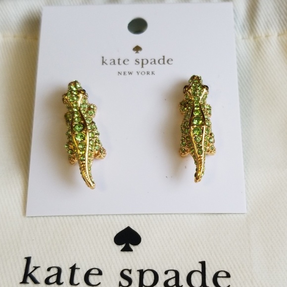 kate spade Jewelry - Kate Spade Swamped Alligator Earrings kate spade Jewelry - Kate Spade Swamped Alligator Earrings